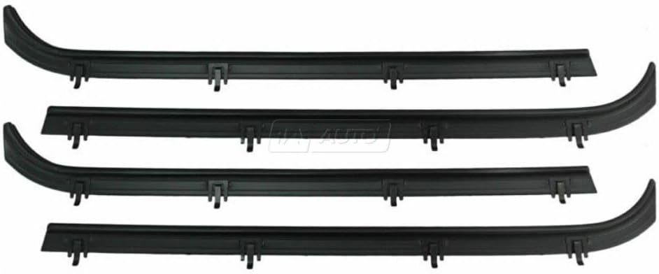 Window Sweeps Felts Seals Weatherstrip Kit Set of 4 for G15/G1500 Van for G1500/G2500/G3500 for G25/G2500 Van for G35/G3500 Van for G10 for G10 Van for G15 for G20 for G20 Van for G25