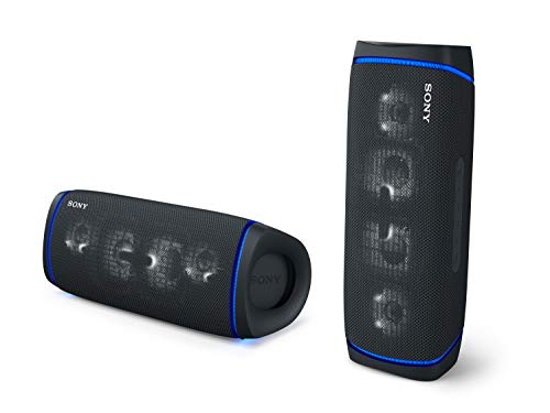 Sony SRS-XB43 draagbare, draadloze Bluetooth-luidspreker (meerkleurige lichtbalk, luidsprekerverlichting, waterafstotend, extra bas), zwart - Image 3