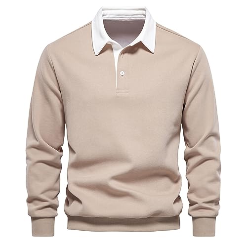 Sweat-shirt à capuche léger anti-coup de froid manches longues revers hommes