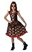 Produktbild Rubie's 2640059XL Red Rose Day of the Dead, Kostüm für Kinder, 9-10Y