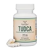 TUDCA Bile Salts Liver Support Supplement, 500mg Servings, Liver and Gallbladder Cleanse Supplement (60 Capsules, 250mg) Genuine Bile Acid TUDCA with Strong Bitter Taste by Double Wood
