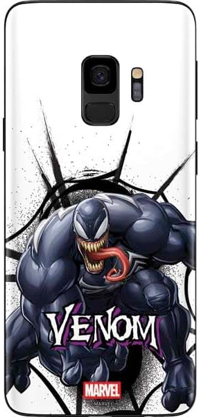 Skinit Decal Phone Skin Compatible with Galaxy S9 - Officially Licensed Marvel Classic Comics Venom Design