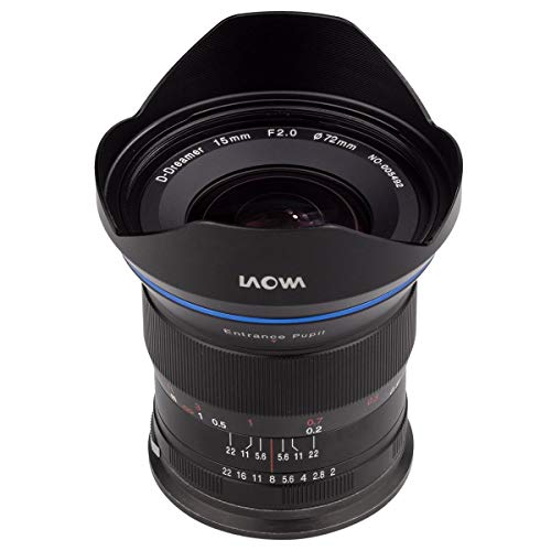 Laowa 15mm f/2 FE Zero-D SLR - Objetivo (SLR, 12/9, Objetivo Ultra Ancho, 0,15 m, 1,5 cm, Marco Completo)