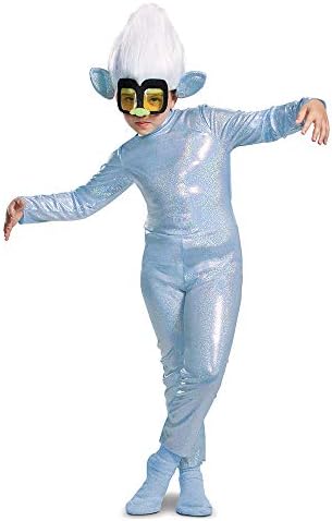Tiny Diamond Costume for Kids, Trolls World Tour, Classic Size Medium (7-8)
