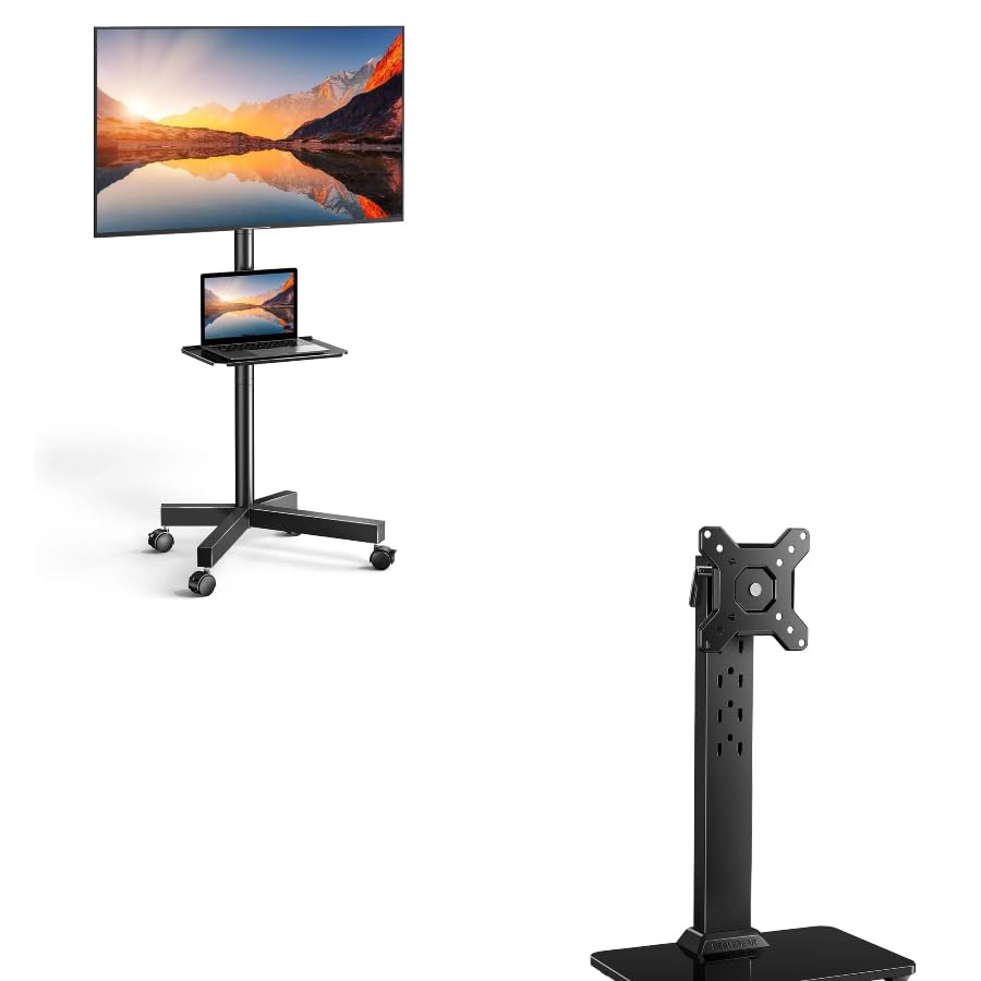 Amazon.com: PERLESMITH Rolling TV Stand PSTVMC04 & Perlegear