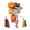 Prowinch 1 ton 2200 lb 110V 1 Speed Electric Chain Hoist Power Trolley 20 ft. G80 Chain H2 Duty Wireless