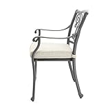 Hanseatisches Im- & Export Contor GmbH Gartenstühle Aluguss 2er-Set - 4