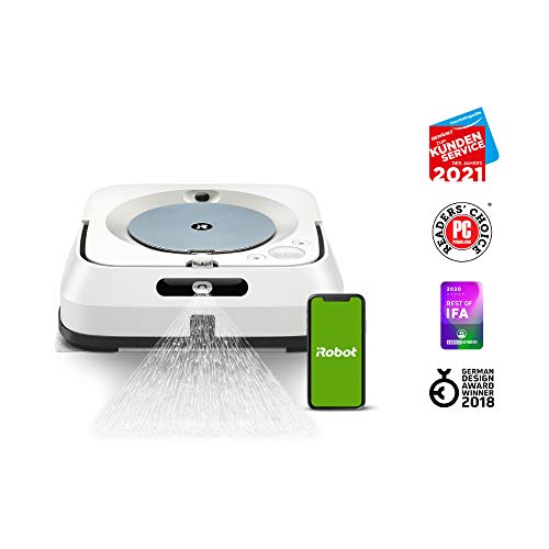 iRobot Braava m6 (m6134) Wischroboter mit WLAN, Präzisions-Sprühstrahl und erweiterter Navigation, Zeitplanreinigung, lernt und passt sich Ihrem Zuhause an, Nass- und Trockenwischen, App-Steuerung - 4