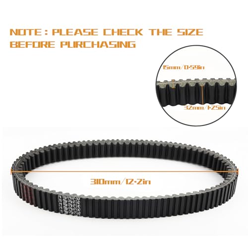 Image of KARSEE Can-am 422280360 715900030 Drive CVT Belt 30C3750 Replacement for Can-am Outlander 800 /1000 Commander 1000 Renegade 715000302 715900212 422280364