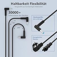 65W Laptop Ladekabel Netzteil Kompatibel für HP Elitebook Probook Ladegerät – Ansicht 3
