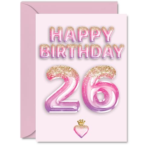 26΂̒aJ[h jp - sN&p[ṽOb^[o[ - Happy BirthdayJ[h 26 j   f f q A5 aO[eBOJ[h