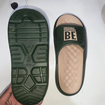 Image of FLITE FL-2052 Men's Slides - Cushioned Casual Sandals for Gents, Soft Plush Padding & Bold Color Design