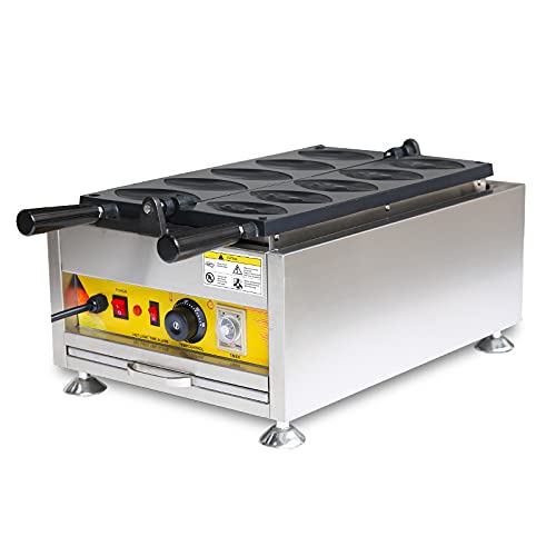 WANYE Kommerzielle Waffeleisen Antihaft 2400W Elektrische Schnellbedienung Waffeleisen Maschine, Geeignet Für Snackbars…
