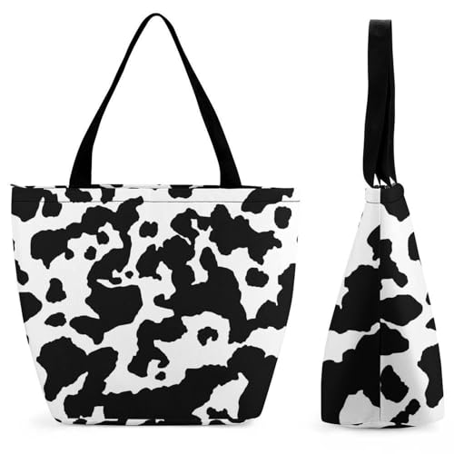 Sac à main pour femme noir blanc grand volume pour ne plus manquer de place en voyage