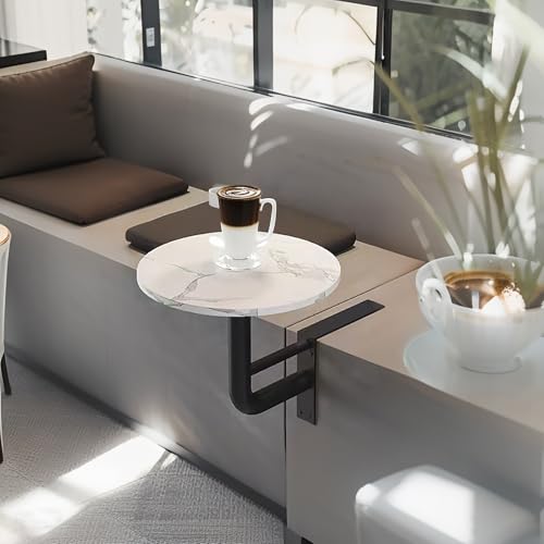 Table pliante gain de place avec bureau flottant compact en bois