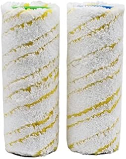 HDDICE 2 Pack Microfibre Roller Brush Set Compatible with Karcher FC7 FC5 FC3 FC3D Cordless Hard Floor Electric Cleaner