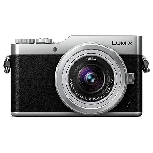 PANASONIC LUMIX GX850 4K Mirrorless Camera with 12-32mm MEGA O.I.S. Lens, 16 Megapixels, 3 Inch Touch LCD, DC-GX850KS (USA SILVER)