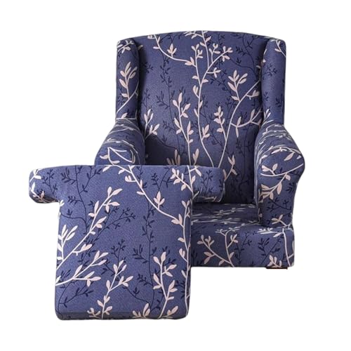 Housse de fauteuil extensible violette lavable meuble moderne