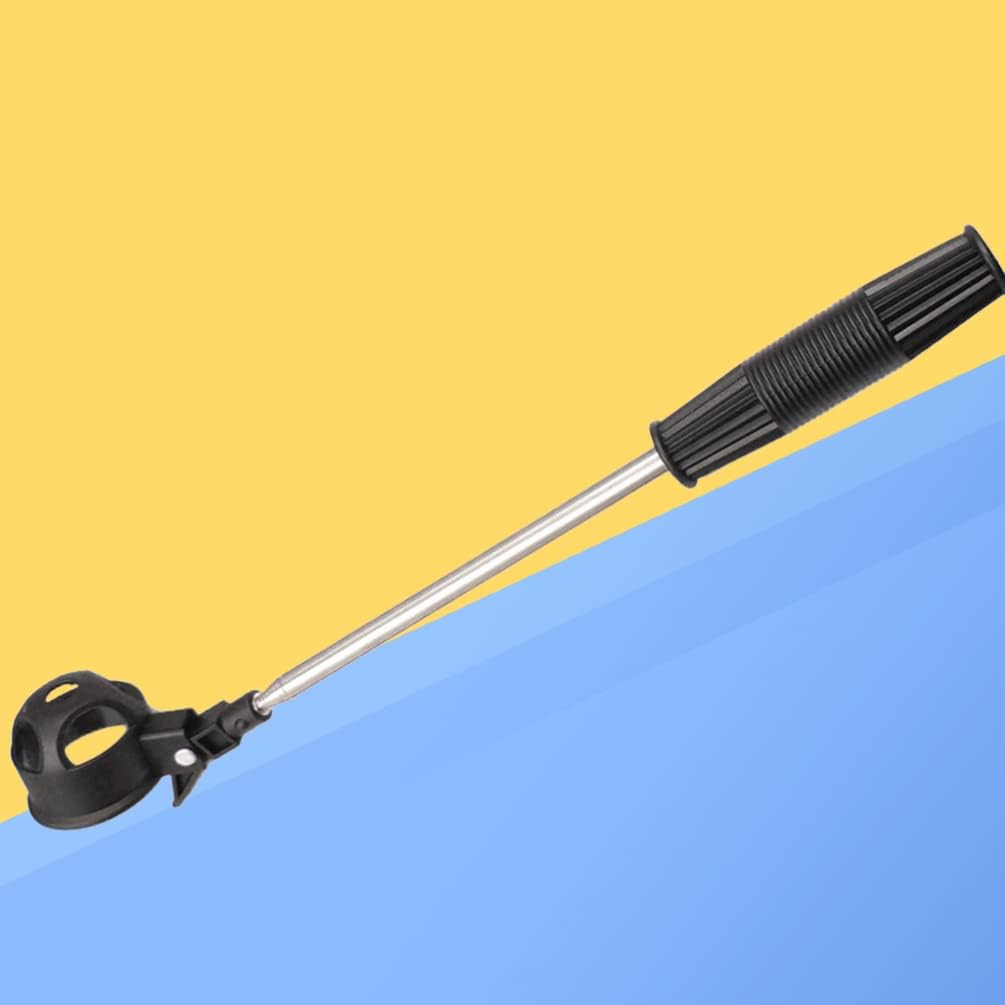 BESPORTBLE Telescopic Golf Ball Retriever Tool Stainless Steel Shaft Abs Grip Automatic Locking Scoop for Pickup