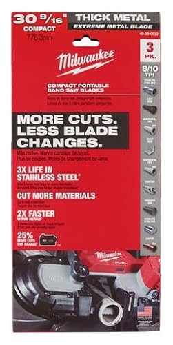 Milwaukee - Prem. Bandsägeblatt 776,29x8/10-3ST - 48390630