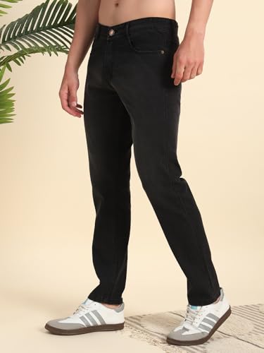 Image of Vogaan Regular Fit Stretchable Jeans for Men | Men's Stylish Denim Cotton Pants