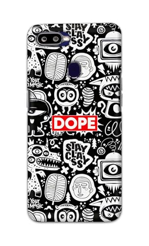 Image of Printed Hard Back Cover Case for Oppo F9 | Oppo F9 Pro | Realme U1 Back Cover (Mixed Cartoons) -1111