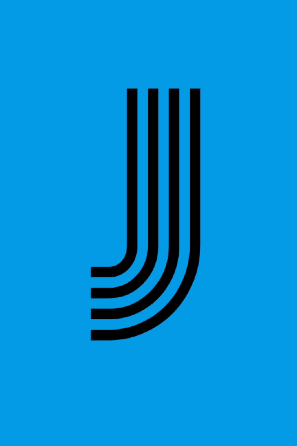 Letter J Notebook: Initial Letter J Journal - Personalized Lined Notebook Wide -ruled notebook Size 6 x 9 inches - 120 Pages