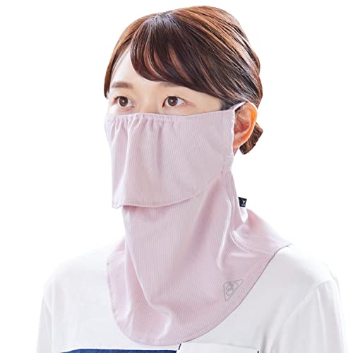 (ピーディーピー) PDP × ヤケーヌ コラボ 息苦しくない 繰り返し 洗える 日よけ UVカット 日焼け 防止 対策 予防 マスク フェイスマスク フェイスカバー PTA-M15 ベージュピンク