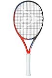 Saitenfläche: 100 sq. inch Länge: 27 inch (68,6 cm) Profil: 23-26-24 mm Racketgewicht: 295 g Balance: 325 mm RA-Wert: 70 Besaitungsbild: 16 x 19 Zielgruppe: Club- und Turnierspieler Farbe: schwarz & rot & blau