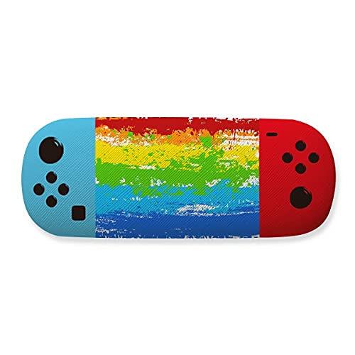Étui de rangement pour lunettes arc-en-ciel LGBT rigide et créatif