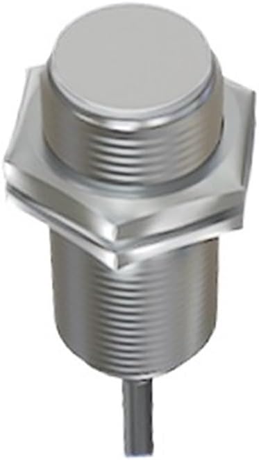 Flat head capacitive proximity switch three-wire 24V sensor NPN material liquid level material M18 induction switch 220V(DC NPN 3 wire -NC,M18)