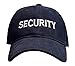 3C Products Navy Blue Security Cap w/White Security Embroidered Logo 6 Panels Hat