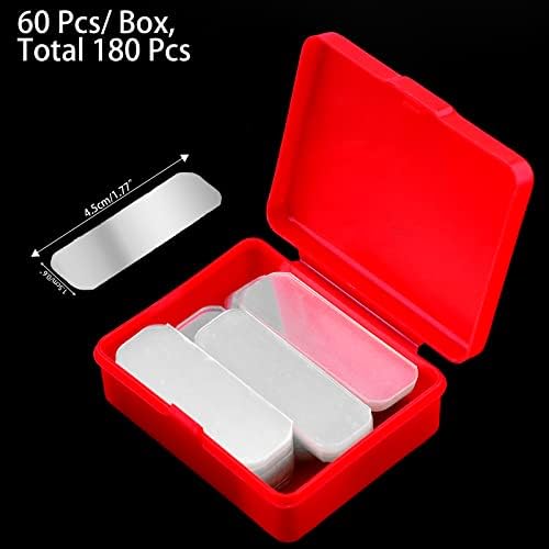 Sticky Tape, 180pcs Double Sided Nano Tape No-Trace Transparent Glue Tape, Reusable Self Adhesive Wall Strips Carpet Tape for Paste Items, Well Packed in Box
