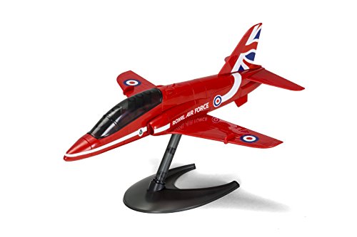 Airfix Quickbuild Raf Red Arrows Hawk Snap Together Plastic Model Kit J6018, Red & Black, 10 X 6 X 2 Inches #TOP1