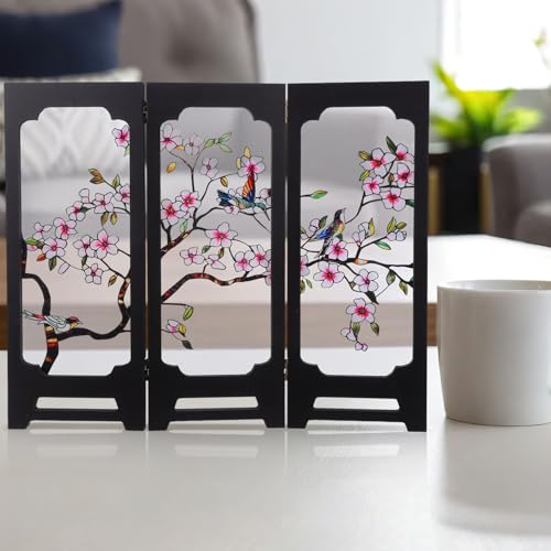 Mini paravent de table acrylique pour masquer le désordre et décorer un bureau - 7