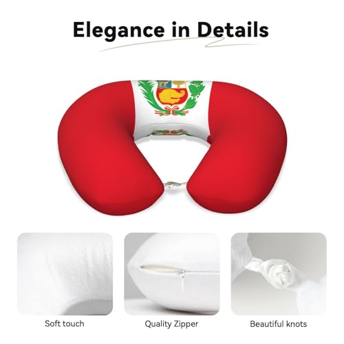 Almohada de espuma viscoelástica para viaje U miniatura 3