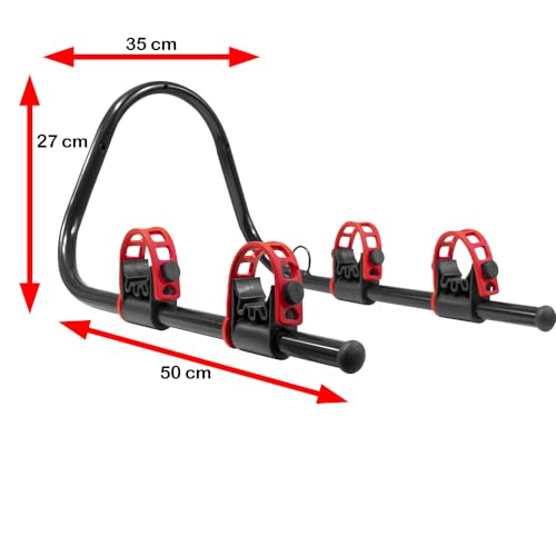 Suporte de Parede para 2 Bicicletas com alças de borracha