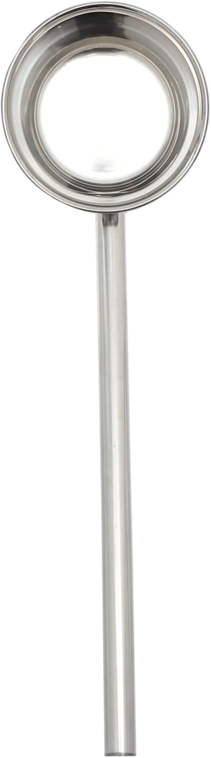 Stainless Steel Long Handle Water Ladle Multi-Purpose Kitchen Water Scoop for Cooking Serving and Gardening Sturdy and Easy to Clean