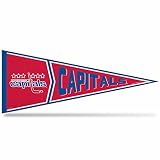 Rico Industries NHL Hockey Washington Capitals Retro 12" x 30" Felt Wall Décor Pennant - Great for Home/Bed Room/Man Cave Décor