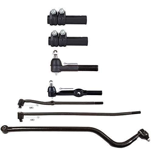 dodge ram 1500 outer tie rod ends - LSAILON 8pcs Inner Tie Rod Ends - At Pitman Arm Outer Tie Rod Ends Front Track Bar Inner Outer Tie Rod Ends Adjusting Sleeve Kit Fit For 1994-1997 For Dodge Ram 1500 1994-1997 For Dodge Ram 2500
