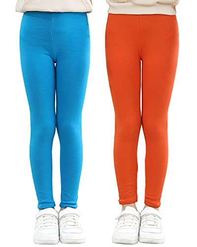  Adorel Leggings Pantalons Coton Uni Long Fille...