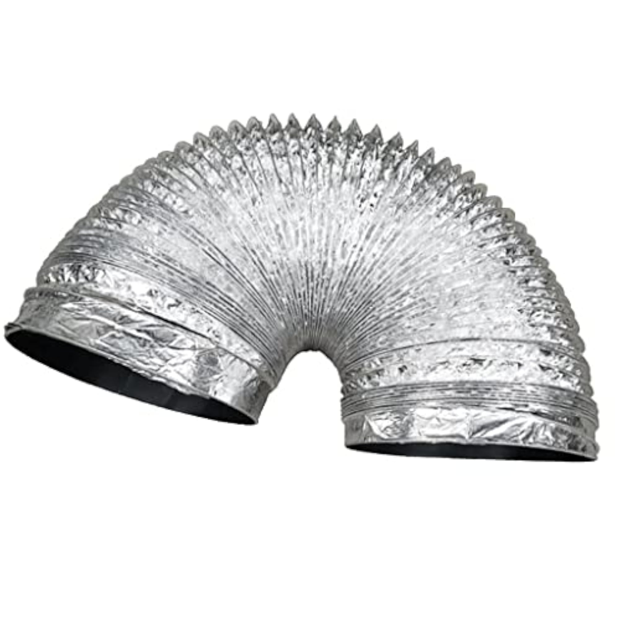 Flexible Aluminium Air Ducting Ventilation Hose, 10cm-2m