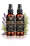 Spray Natural Para Pies y Uñas - Anti-Olor, Refrescante e Higienizante - Con Lavanda y Árbol de Té - Desodorante para Sudor y Olor Pies - Ayuda Contra Hongos - Ideal para Pie de Atleta - 2x100ml
