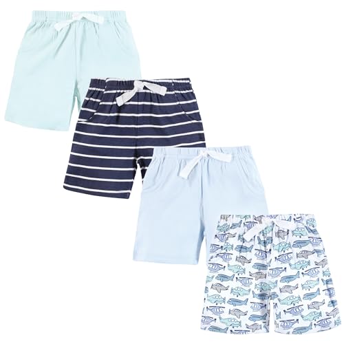 Image of Hudson Baby Unisex Baby Shorts Bottoms 4-Pack