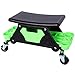 Mechanic Stool 300 LBS Capacity Garage Stool Gift for Men, Heavy Duty Rolling Mechanics Seat with Three Slide Out Tool Trays and Drawer, Tools for Automotive Auto Repair
