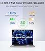 140W Charger for MacBook Pro 16/14 inch Mac Air 15/13 inch 【Original Quality】 2021-2025 M1–M4 2m/6.6FT Magnetic 3 Cable LED & Type C Fast Charger Power Adapter (Between 2021-2025) #2