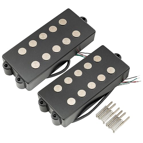 Artec MMC5 Cerámico Bajo Soapbar Pastillas Pickups Set 13K para Eléctrico Bajo 5 Cuerdas estilo...