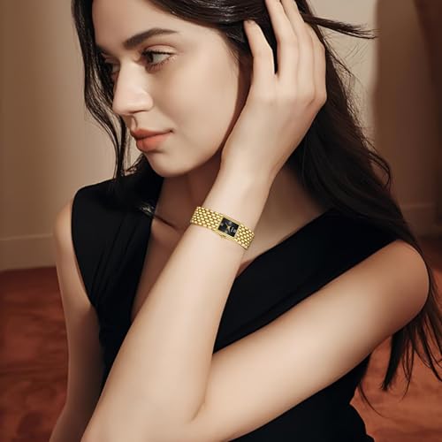 Image of LIGE Watches for Women Luxury Ladies Quartz Wrist Watches with Stainless Steel Bracelet,Waterproof.Womens Casual Fashion Small Watch Bracelet