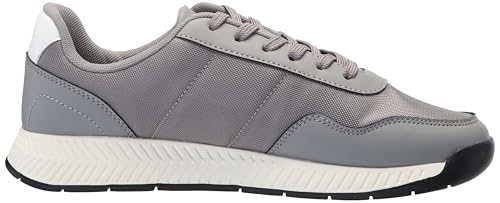 Image of BOSS Men's Leather Mix Low Top Sneaker | Casual Shoes