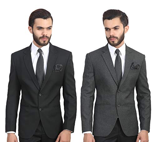 Image of MANQ Men's Slim Fit Single Breasted Blazer